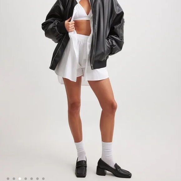 NA-KD Squared Toe Heeled Loafers - Picture 4 of 12